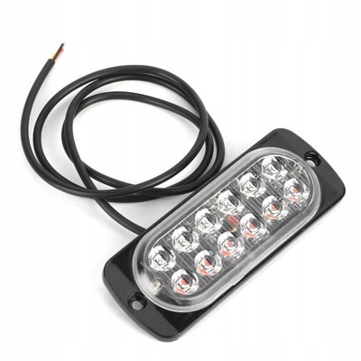 12-24V TRUCK CAR 12 FARO BLYSKOWA DIODO LUMINOSO LED STROBOSKOP  