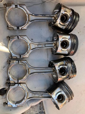 Honda 2.2 _ поршень___ шатун___ n22b3__ фото №1