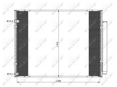 CONDENSADOR DE ACONDICIONADOR LEXUS RX 04-08 NRF35857  