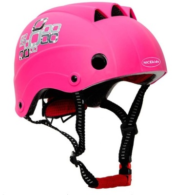 KASK ROWEROWY REGULOWANY NICEKIDS 50-56 R
