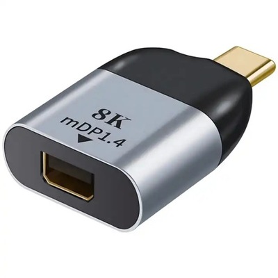 Adapter USB-C 3.1 do mini DisplayPort 1.4 8K typ C miniDP konwerter