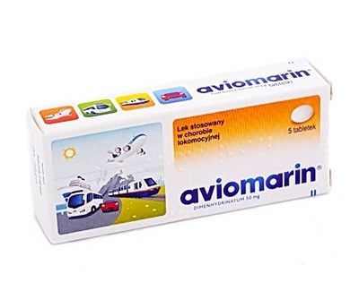AVIOMARIN 50 mg x 5 tabletek