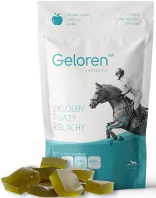 Kolagen dla koni Geloren Horse Ha Contipro żelki jabłkowe 450 g. 60 szt