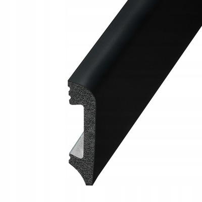 Listwa Przypodłogowa Czarna LCL-01B 7,5cm Poliuretan