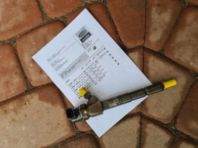 Инжектор форсунка wykres исправный opel astra j фото №1