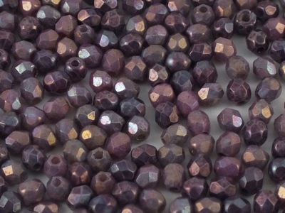 FP 3mm Luster - Metallic Amethyst - 40 sztuk