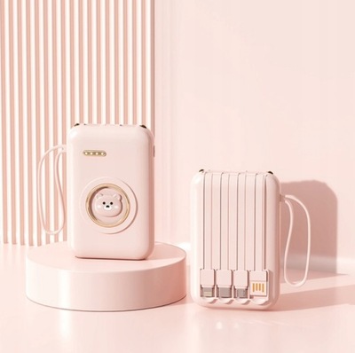 Powerbank 10000 mAh 4w1 z latarką