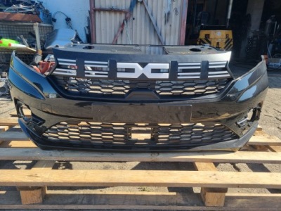 Dacia sandero iii 3 stepway lift pdc бампер оригинал передний перед чёрный фото №1