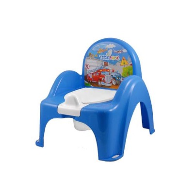 TEGA BABY Nocnik krzesełko AUTA niebieski