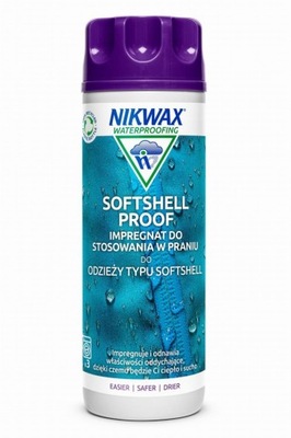 Nikwax Softshell Proof 300ml impregnat do odzieży z membranami SOFTSHELL
