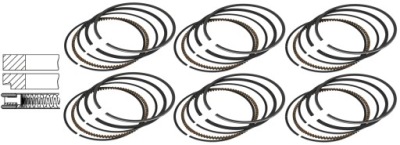 Кольца поршневые mitsubischi montero payero 93mm фото №1