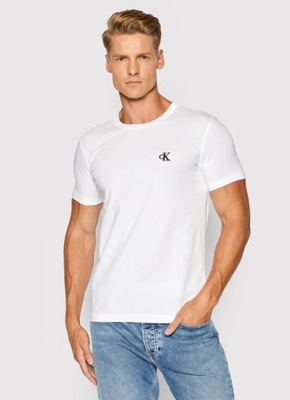 CALVIN KLEIN JEANS T-SHIRT MĘSKI BIAŁY M 1SPE