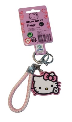 DURABO BRELOK HELLO KITTY SMYCZKA PLECIONKA RÓŻ SANRIO