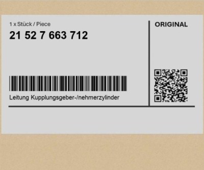 Шланг сцепления pompa/wysprzęglik bmw r22 фото №1