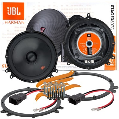 JBL STAGE 3 607 ALTAVOCES AUDI A3 8L A4 B5 PARTE TRASERA DYST  