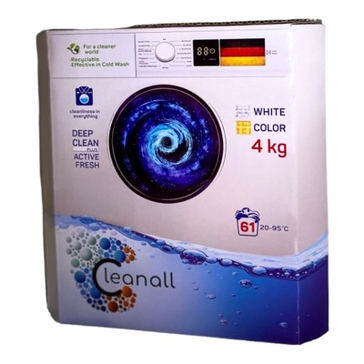 Cleanall Proszek do prania 4kg kolor PREMIUM