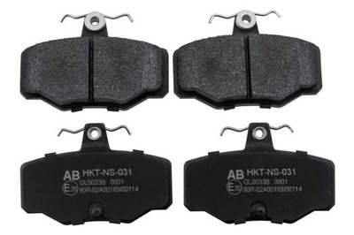 ALPHA BRAKES ZAPATAS DE FRENADO PARTE TRASERA  