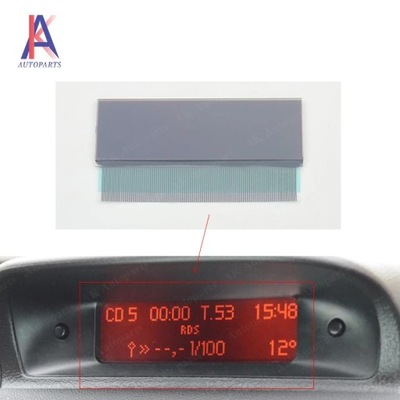 PARA PEUGEOT 206 307 CITROEN C5 XSARA PICASSO CENTRAL NAVIGATOR LCD D~80047  