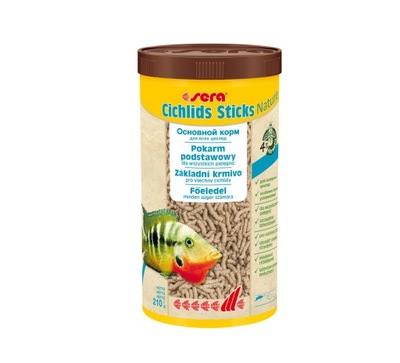 SERA Cichlid Sticks Nature 1000ml - pokarm dla pielęgnic