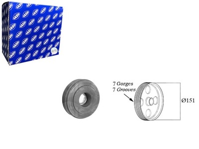 Шкив коленчатого вала коленчатого opel movano b renault master iii 2.3d фото №1