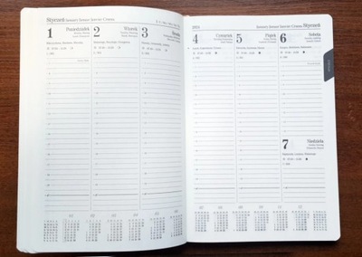 Wkład do kalendarza 2024 - tygodniowy, A5 (14,2x20,5cm)