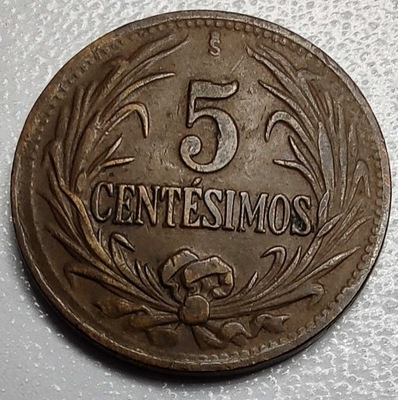 1576c - Urugwaj 5 centésimos, 1948