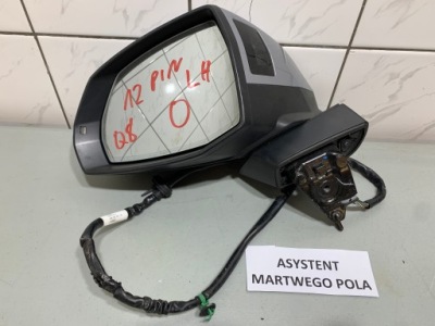 Зеркало наружное audi q8 4m8 4m левая 12 pin ассистент система контроля слепых зон фото №1