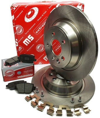 DISCOS ZAPATAS PARTE TRASERA FORD GALAXY 2 S-MAX 302MM  