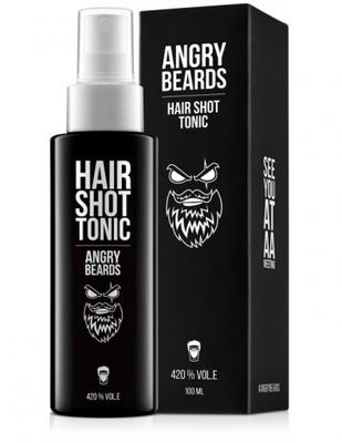 Angry Beards Hair Shot męski tonik barberski 100ml