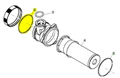 КІЛЬЦЕ ФІЛЬТРА ГІДРАВЛІЧНОГО 3033R JOHN DEERE LVU17893