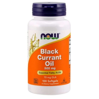 Suplement diety Now Foods Black Currant Oil kapsułki 100 szt.