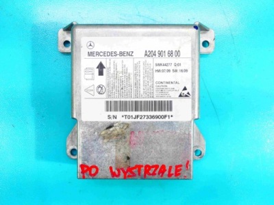 Блок управления модуль подушка безопасности mercedes glk x204 08-15 фото №1