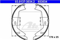 ATE ZAPATAS DE TAMBOR DE FRENADO 178X25 VOLVO CX90 02-  