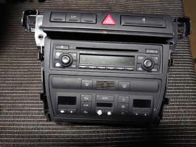 Радіо панель кондиціонера рамка консоль audi a6 c5 4b0858005l фото №1
