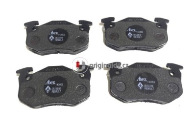 7701202891 - гальмівні колодки гальмівні перед renault clio i twingo i super5 фото №1