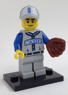 Lego Minifigures col10-13 Baseball Fielder FIGURKA U