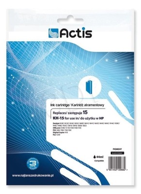 Tusz ACTIS KH15 (zamiennik HP 15 C6615N; Standard; 44 ml; czarny)