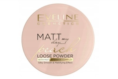 Puder sypki Eveline Cosmetics Matt My Day peach 6g