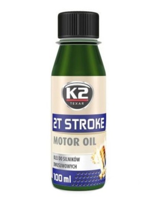 K2 ALYVA 2T STROKE OIL : DWUSUWOW ŽALIAS 100ML 