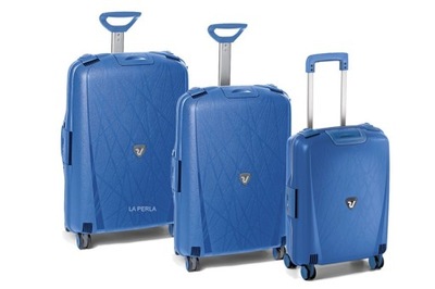 Roncato Light komplet 3 walizek błękitny