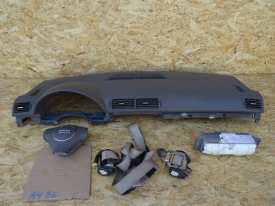Audi a4 b6 приборная панель консоль подушка безопасности оригинал фото №1