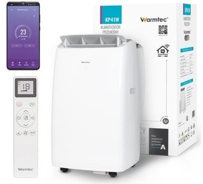 Klimatyzator przenośny KP41W z Wi-Fi Warmtec