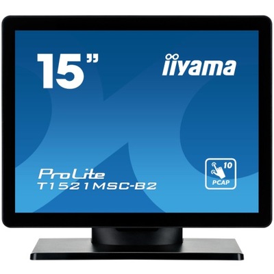 Monitor LED iiyama T1521MSC-B2 15 " 1024 x 768 px TN