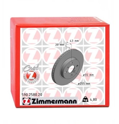 DISCOS DE FRENADO VENTILADO ZIMMERMANN DO FAW N3  