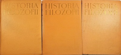 HISTORIA FILOZOFII LATA CZTERDZIESTE DZIEWIĘĆDZIESIĄTE XIX WIEKU 3 TOMY