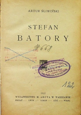 Stefan Batory 1922 r.