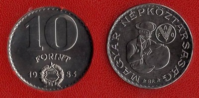 WĘGRY 1983 10 FORINT FAO RZADKA