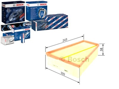 FILTRO AIRE RENAULT 1,9DCI BOSCH  