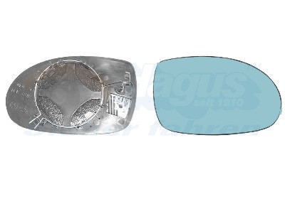 Van wezel 0961838 скло дзеркало, дзеркало зовнішнє фото №1