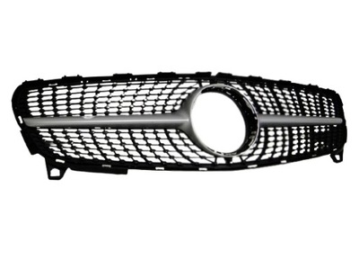 Mercedes w176 176 lift решётка радиатора решётка радиатора чёрный diament фото №1